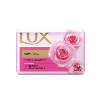 লাক্স  সাবান  (স্পট গ্লো সোপ রোজ& ভিটামিন ই)১৫০ গ্রাম